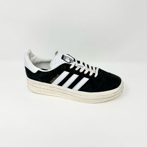 adidas Gazelle Black Suede Sneakers